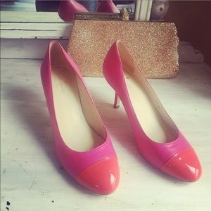 Kate Spade Pumps, orange/pink, size 8.5